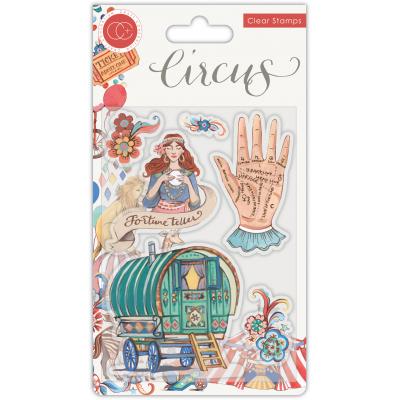 Craft Consortium Circus Clear Stamps - Fortune Teller